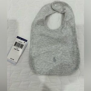 Ralph Lauren Jersey Bib! NWT!